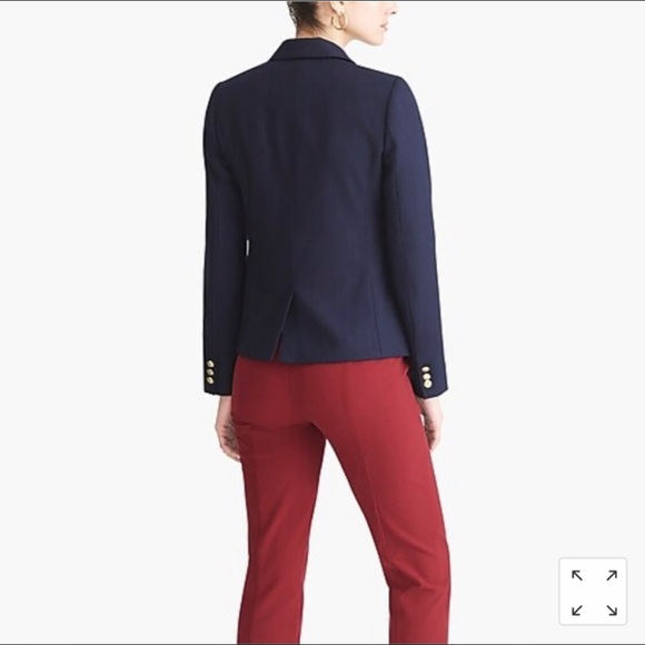Navy JCrew Schoolboy Jacket - Picture 2 of 9